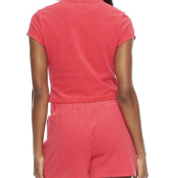 Juicy By Juicy Couture Womens High Rise Pull-On Shorts & Top Size XL - Picture 2 of 3